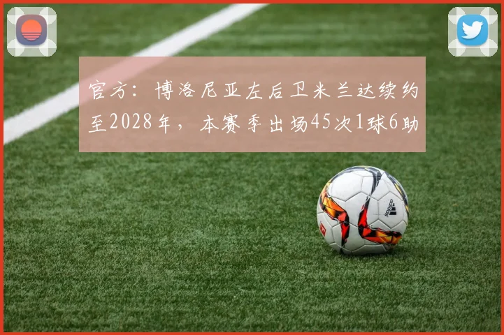 官方：博洛尼亚左后卫米兰达续约至2028年，本赛季出场45次1球6助